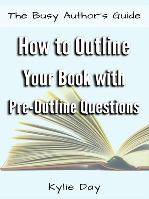 cover image of How to Outline Your Book with Pre-Outline Questions